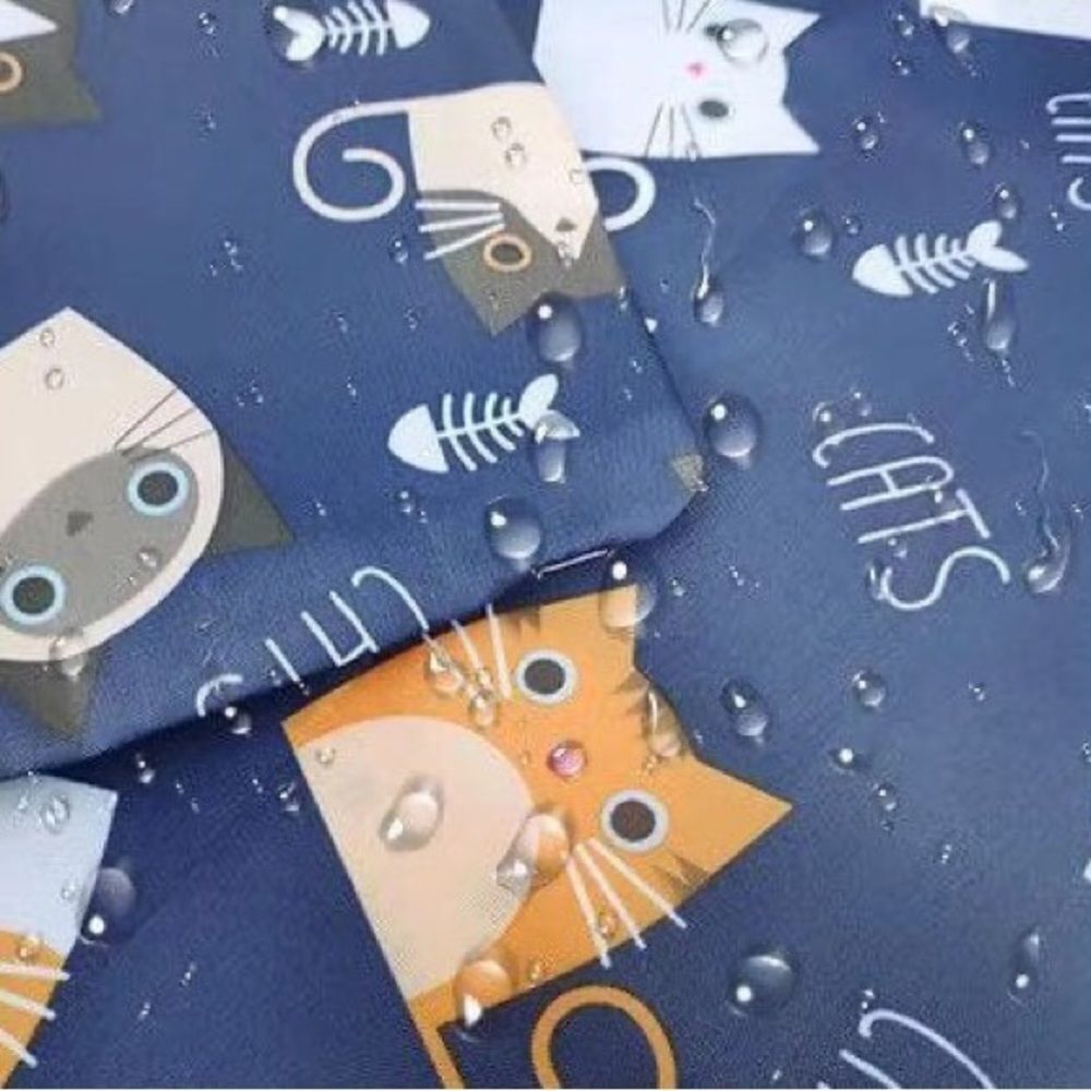 Cat Pattern Reusable Shopping Tote - Picture 7 of 9